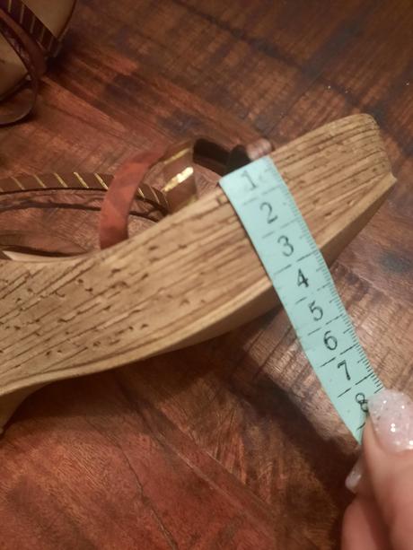 Remienkove kožené topánky na platforme sandaly, 38