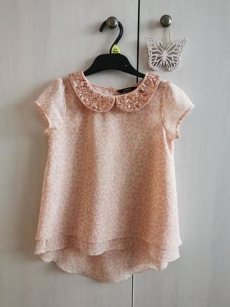 Dievčenská blúzka s flitrami, george,110