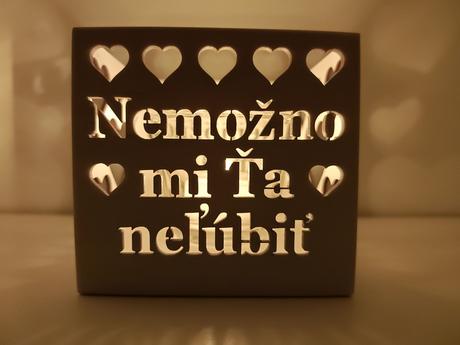 Valentín / originálny svietnik, 