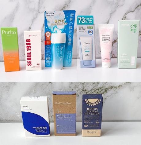 Kórejské spf50+ krémy, 