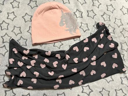 Podsitá čiapka so šálom, lindex,128