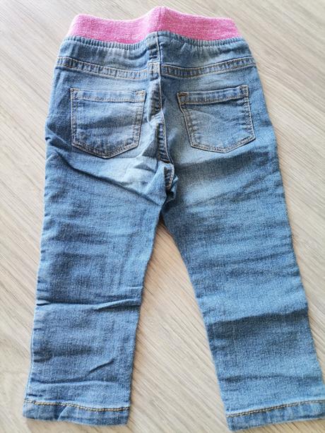 Dievčenské riflove džeginy - 80, pepco,80