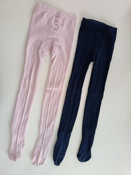 Pančuchy 2 kusy hm, h&m,134