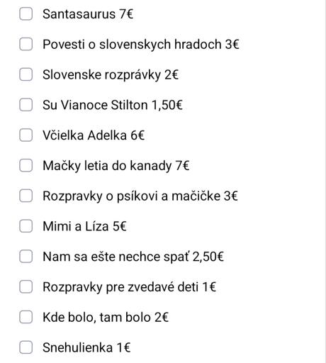 Knižky,