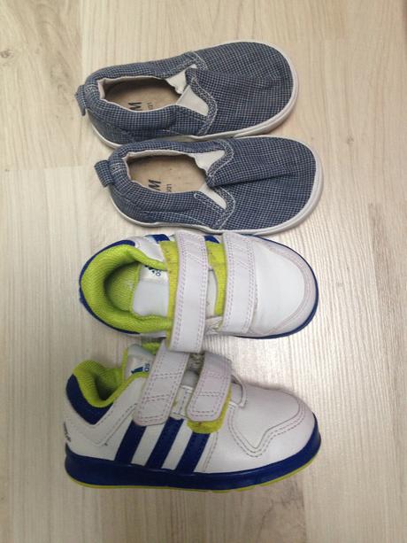 Kožené botasky a platenky, adidas,21