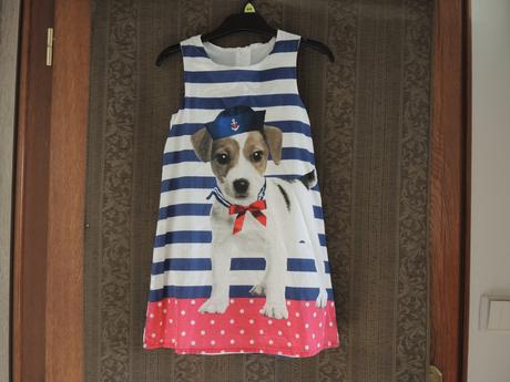 Šaty so psíkom, h&m,122