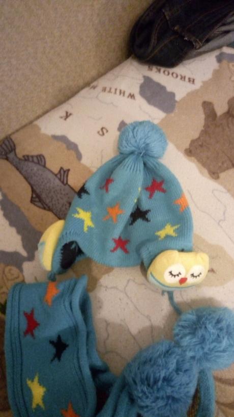 Zimný set čiapka a šál , 92