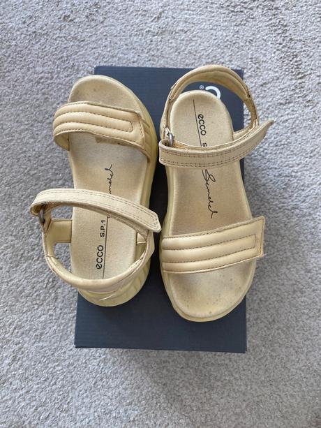 Kožené sandalky, ecco,29