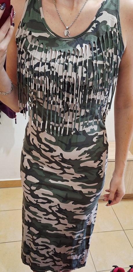 Šaty maskáčové, m