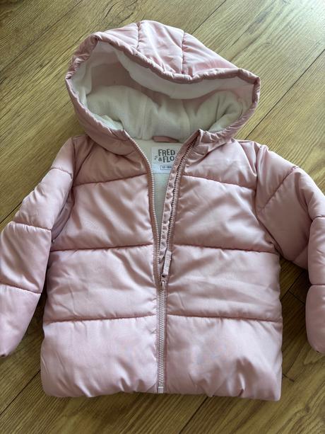 Ružová zimná bunda, 80