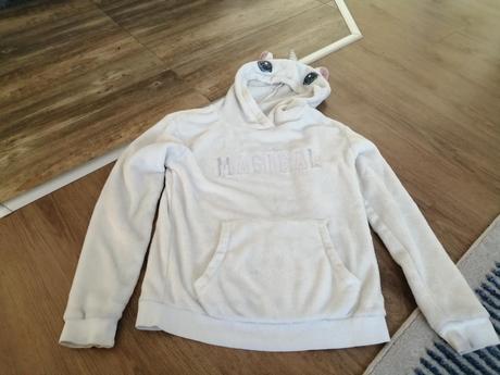 Mikina jednorožec, h&m,146