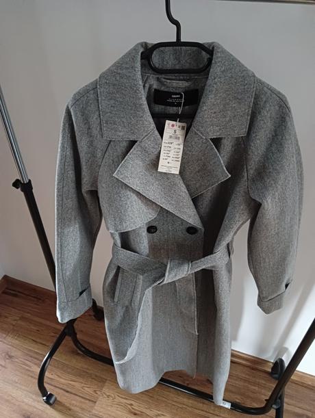 Teplý zimný kabát, s