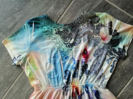 Pestré jemné maxišaty colloseum, vs-m, s