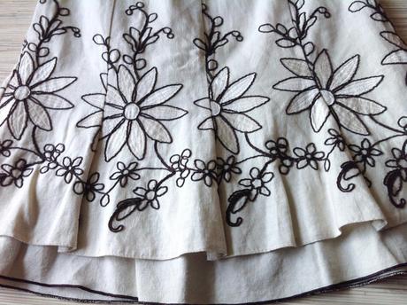 Krásna ľanová sukňa 2+1napoly, 40