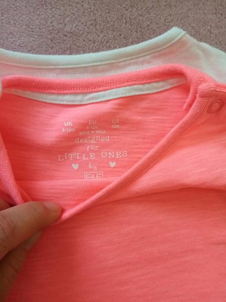 Tričko 2ks veľ. 74, f&f,74