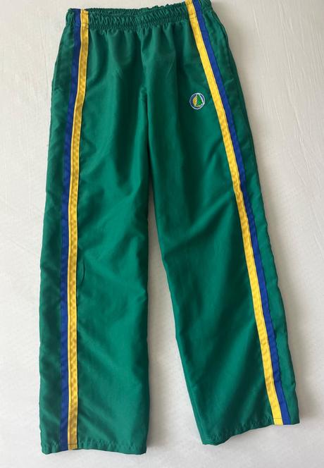 Zelené šuštiaky vel.146, 146