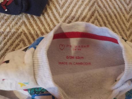 Vianočné mikinky, primark,62