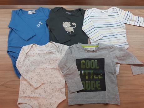 5 ks body,tricko top stav 74/80, 68–80