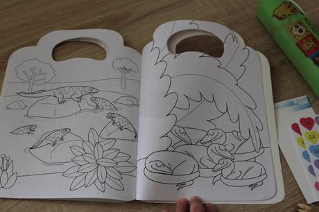 Peračník, stickers, colouring book, 