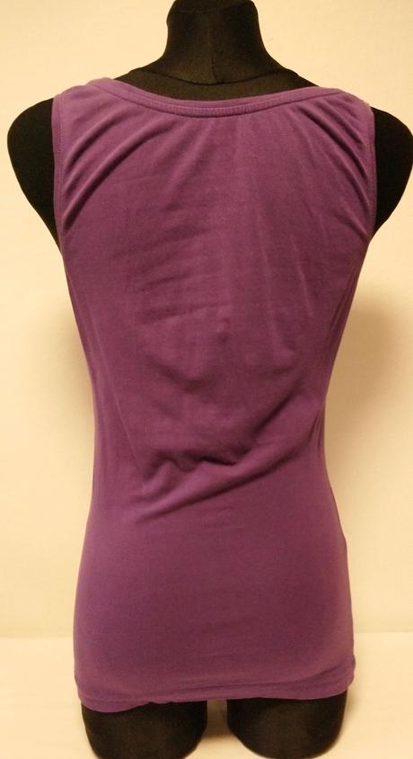 Dámsky tmavo fialový elastický top, h&m, s, h&m,s