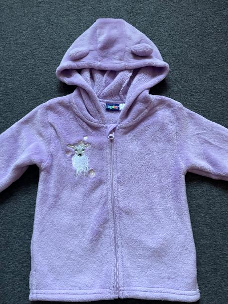 Huňatá mikina na zips, lupilu,92