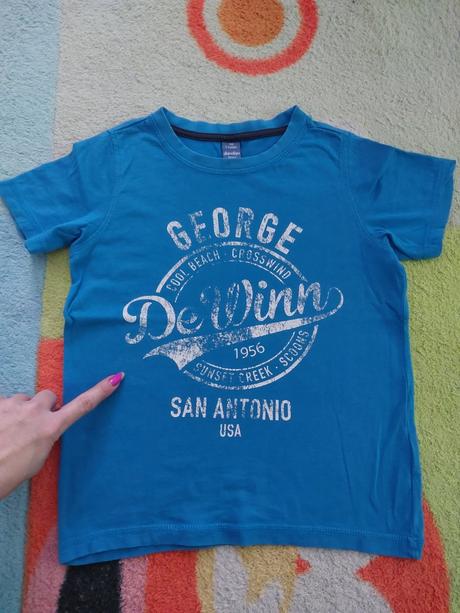 Tričká s krátkym rukávom 7 kusov, 110