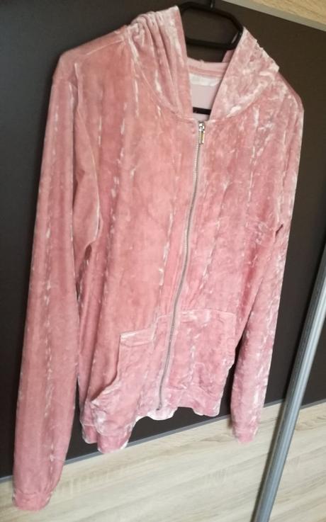 Velúrová mikina, h&m,s