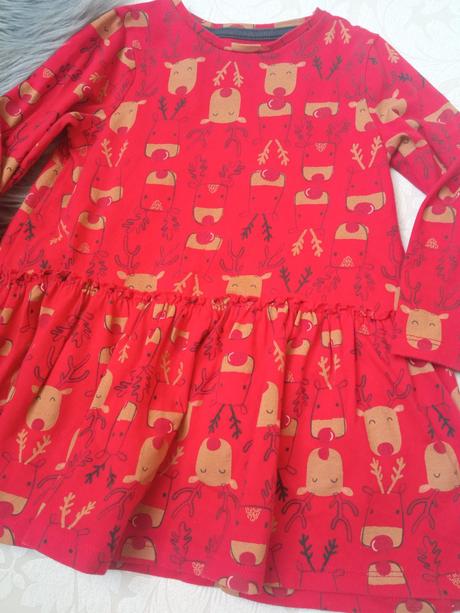 Dievčenské šaty vianoce f&f (18-24 mes.), 92