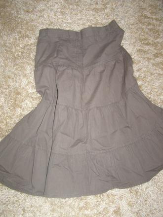 Olivovo zelená nádherná sukňa, kenvelo,xs