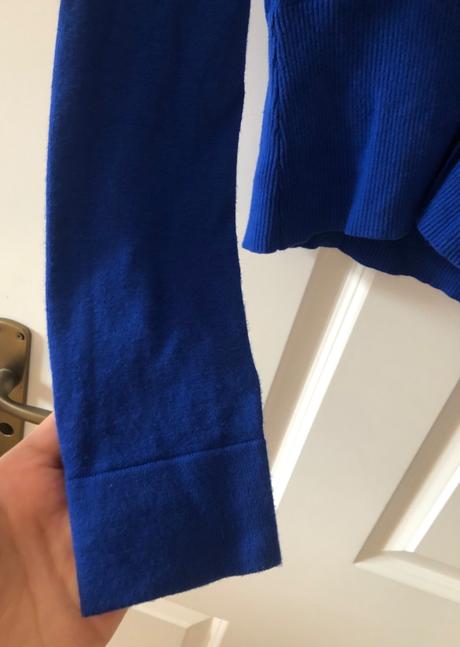 Kráľovsky modrý kardigán na gombíky, s/36, s