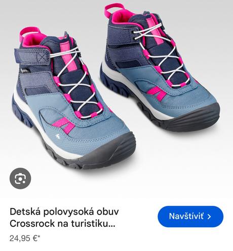 Trekove topanky crossrock, quechua,34