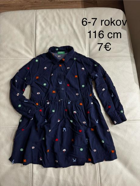 Detské šaty, benetton,116