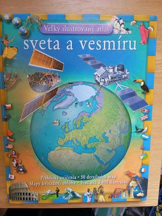 Atlas sveta a vesmíru. --kniha väčších rozmerov--,