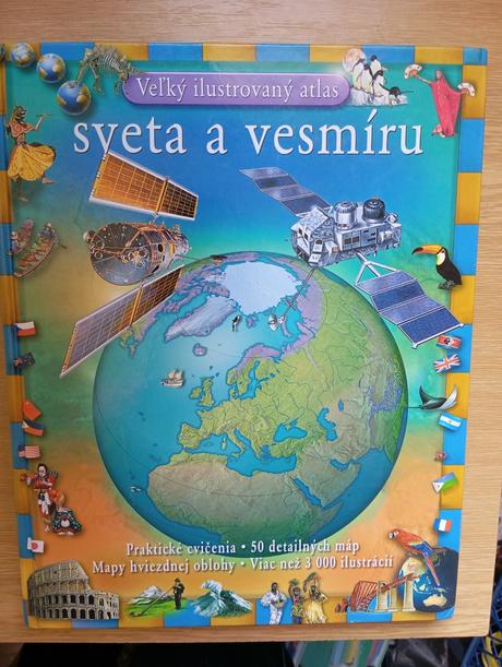 Atlas sveta a vesmíru. --kniha väčších rozmerov--,