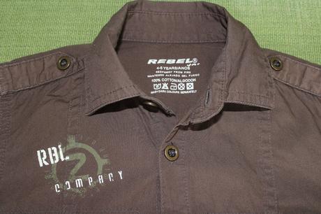 Košeľa na 2 spôsoby nosenia, rebel,110