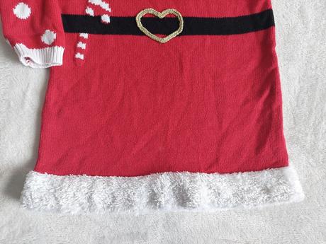 Vianočné svetríkové šaty zn.george veľ.92-98, 98