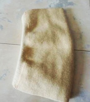 Angorový návlek na koleno,