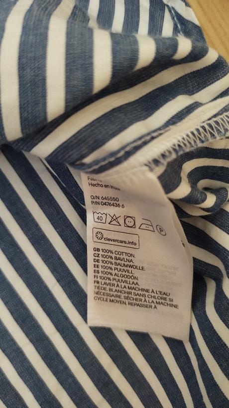 Pruhovana bluzka h&m, h&m,s