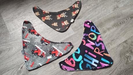 Detské nákrčníky/slintáčiky,