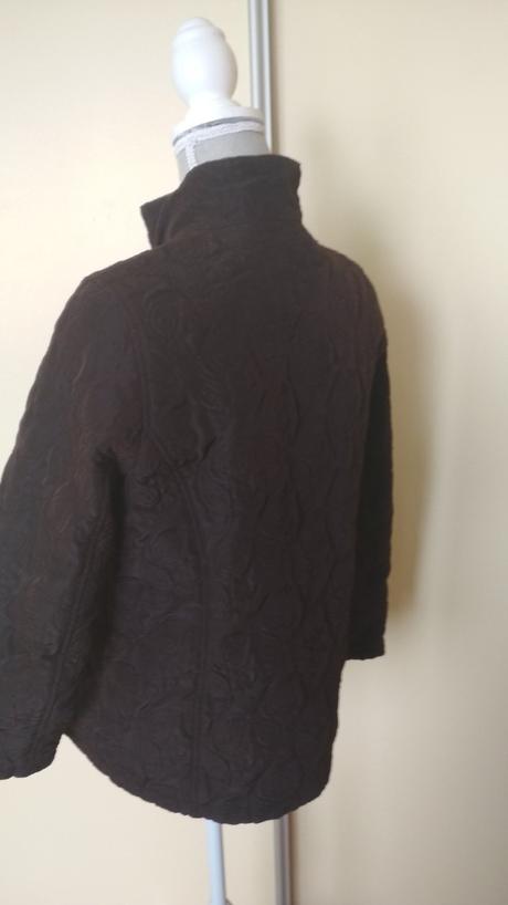 Obojstranná bunda, vetrovka hnedá 40-42, 42