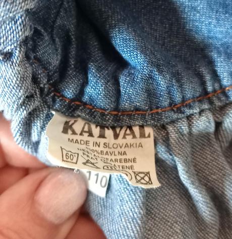 Riflové šaty katval, katval,110