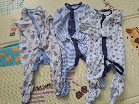 Dupačky f&f, rozm 62cm, 3ks, f&f,62