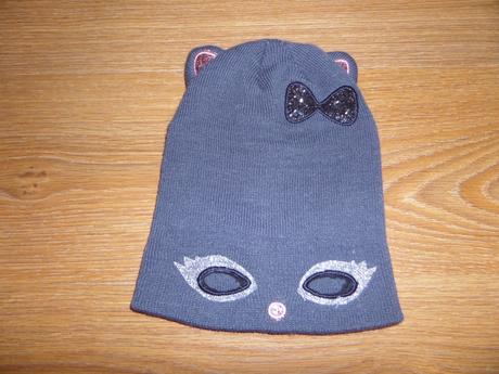 Čiapka 2v1 mačička, takko,128