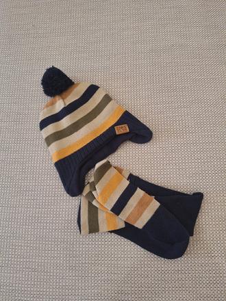 Set čiapka a nákrčník, pepco,128