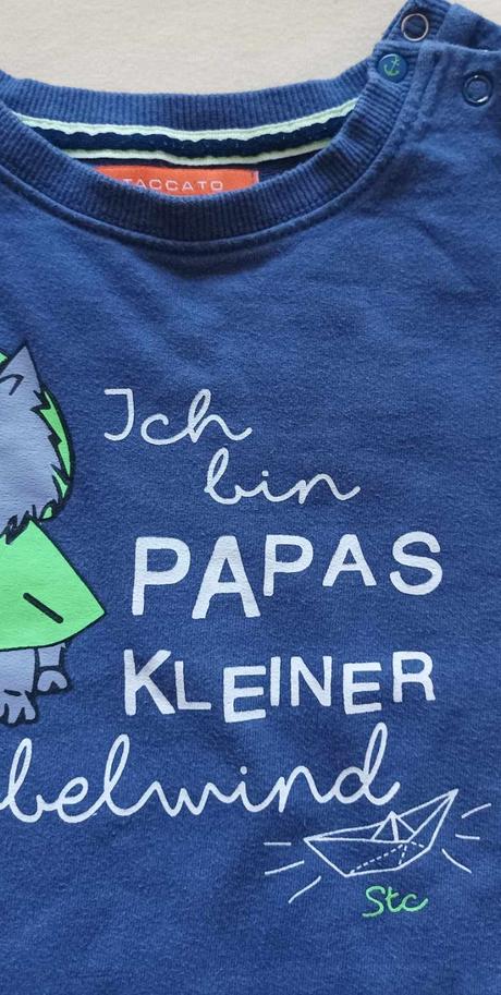 Modrý pulóvrik so psom, staccato,80