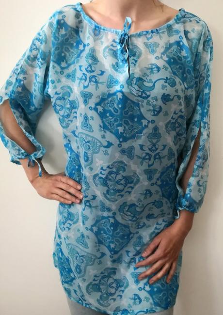 Priehľadná letná tunika yves rocher, l