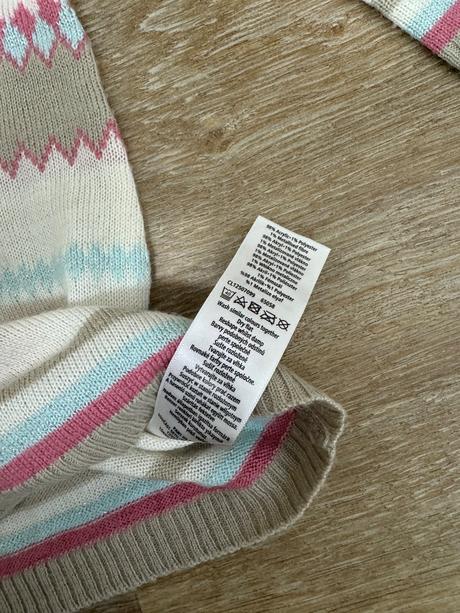 Krémové šatičky so vzormi, f&f,80