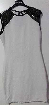 Bielo-cierne trendy saty, 36