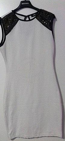 Bielo-cierne trendy saty, 36