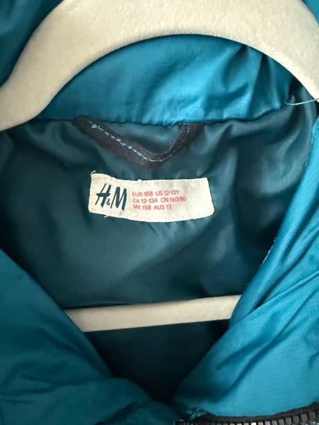 Zimná bunda, h&m,158